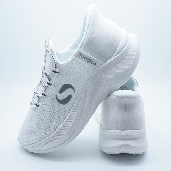 【ショップ限定エントリーでさらに+9倍】スリッポントレーナーソンディコSondico25R300-01ホワイトランニングシューズ