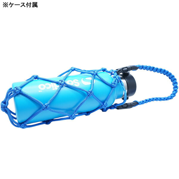 ソンディコSondicoステンレスカラーボトルケース付き600ml26E332サッカーフットサル水筒ドリンクブルー