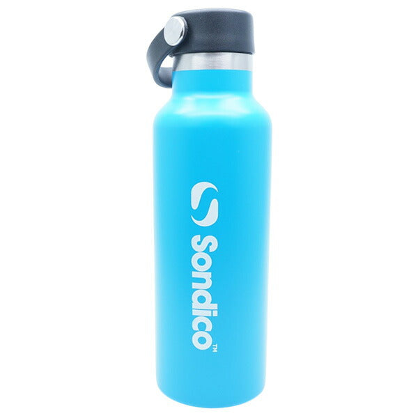 ソンディコSondicoステンレスカラーボトルケース付き600ml26E332サッカーフットサル水筒ドリンクブルー