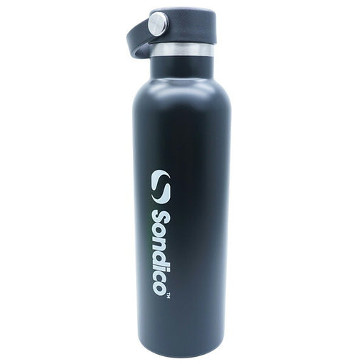 ソンディコSondicoステンレスカラーボトルケース付き750ml26E333サッカーフットサル水筒ドリンクブラック