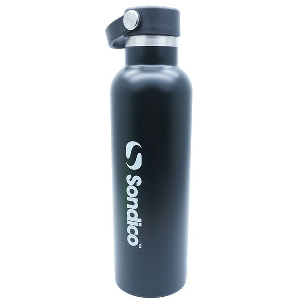 ソンディコSondicoステンレスカラーボトルケース付き750ml26E333サッカーフットサル水筒ドリンクブラック
