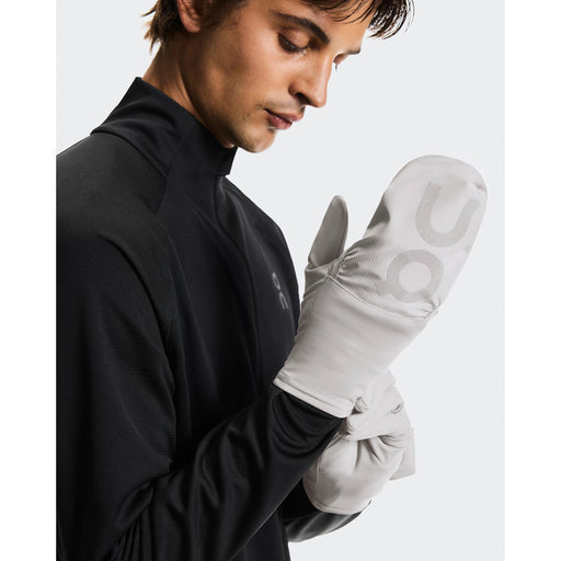 オンOnランニング用手袋メンズレディース大人コアグローブCoreGlove防寒裏起毛スマホ操作反射ロゴミトン保温性2UE3051