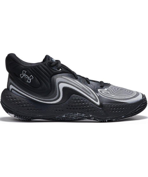 アンダーアーマーUnisexBasketballシューズUAスポーン6ミッドメンズウィメンズキッズバスケ3027647