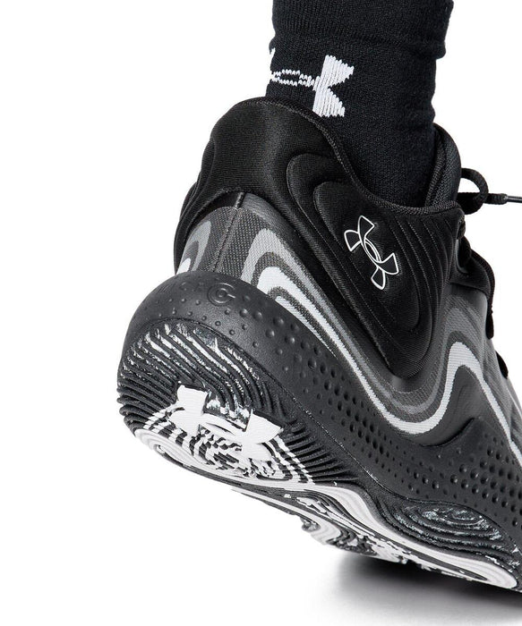 アンダーアーマーUnisexBasketballシューズUAスポーン6ミッドメンズウィメンズキッズバスケ3027647