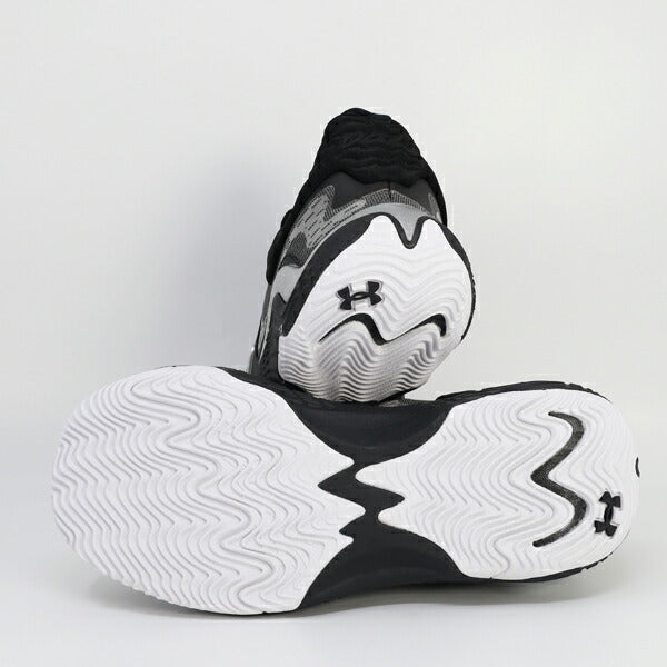 アンダーアーマーUNDERARMOURメンズレディースバスケットボールシューズUAスポーン7バッシュD相当3028461-006