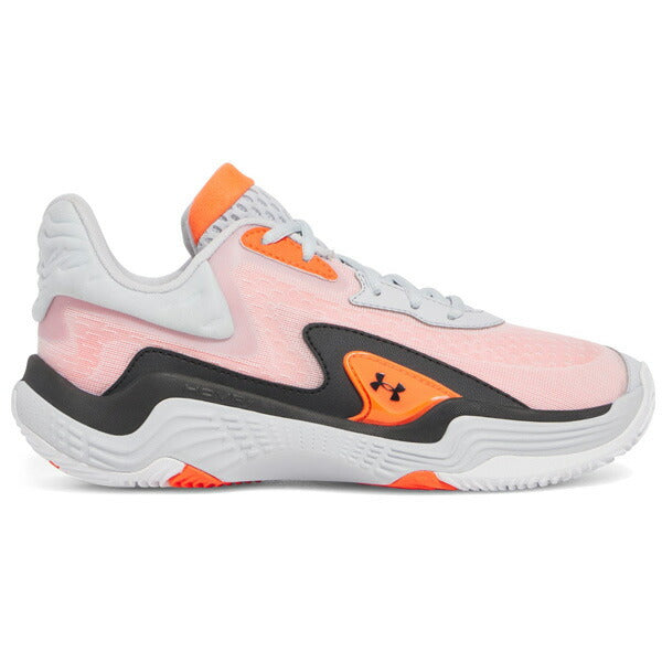 【ショップ限定エントリーでさらに+9倍】アンダーアーマーUNDERARMOURメンズレディースバスケットボールシューズSPAWN7UAスポーン7バッシュバスケットグレー3028461-100