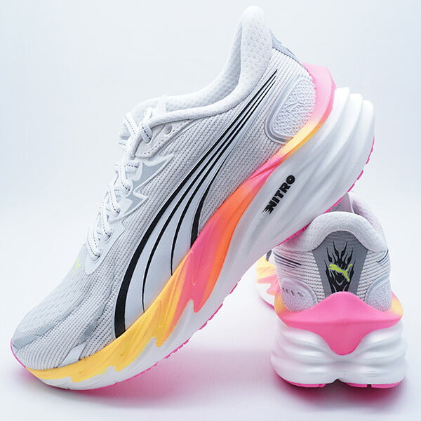 ヴェロシティニトロ4ウィメンズプーマPUMA311141-18プーマホワイトランニングシューズ