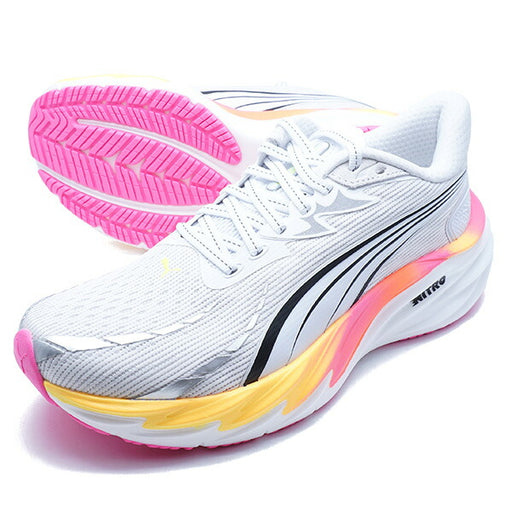 ヴェロシティニトロ4ウィメンズプーマPUMA311141-18プーマホワイトランニングシューズ