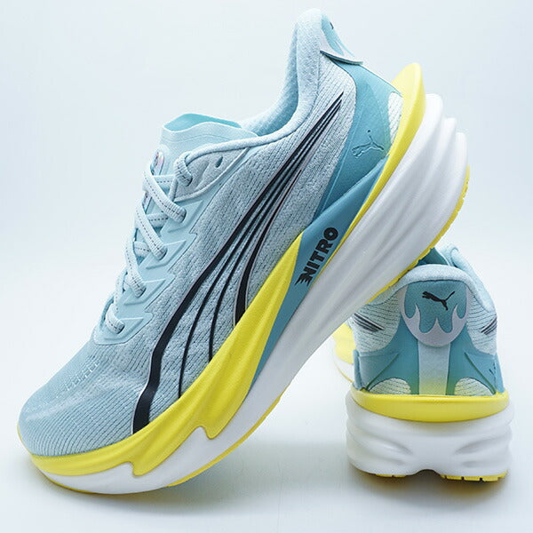 ディヴィエイトニトロ4ウィメンズプーマPUMA312124-09フレッシュウォーターレディースランニングシューズ