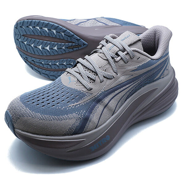 マグマックスニトロ2プーマPUMA312125-28マウスグレーランニングシューズ