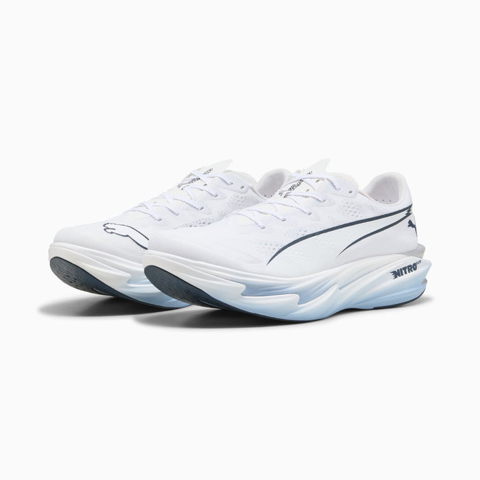 プーマPUMAランニングシューズメンズ大人DeviateNITROElite4ディヴィエイトニトロエリート４軽量ホワイト312127