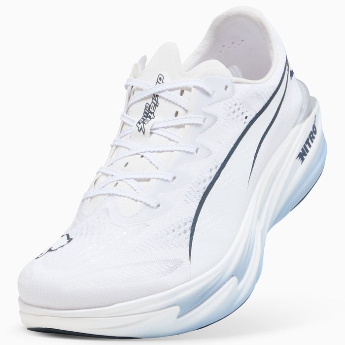 プーマPUMAランニングシューズメンズ大人DeviateNITROElite4ディヴィエイトニトロエリート４軽量ホワイト312127