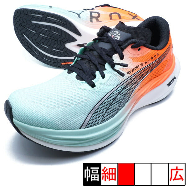 プーマPUMAメンズランニングシューズディヴィエイトニトロ3HYROX312293-01