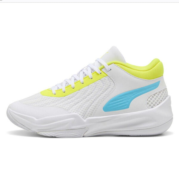 プーマPUMAジュニアバスケットボールシューズバスケミニバスCOURTPRO2JRコートプロ2バッシュバスケット子供312301-06