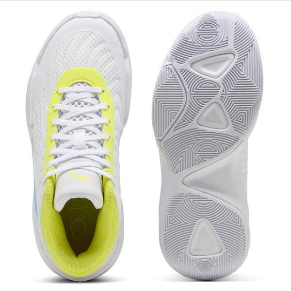 プーマPUMAジュニアバスケットボールシューズバスケミニバスCOURTPRO2JRコートプロ2バッシュバスケット子供312301-06