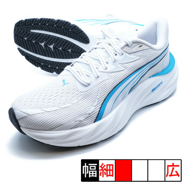 【ショップ限定エントリーでさらに+9倍】ヴェロシティニトロ4APプーマPUMA312635-03プーマホワイトランニングシューズ