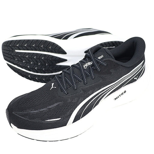 プーマPUMAランニングシューズメンズ大人VelocityNITRO5ヴェロシティニトロ5ブラック312944-01