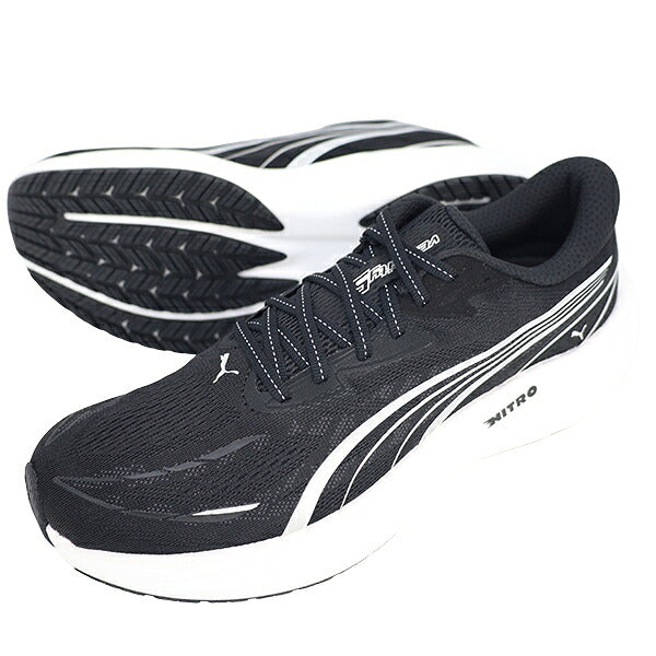 プーマPUMAランニングシューズメンズ大人VelocityNITRO5ヴェロシティニトロ5ブラック312944-01