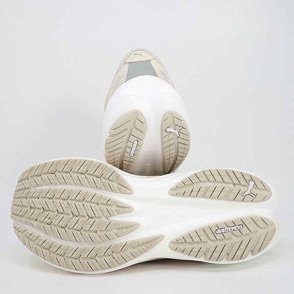 プーマPUMAランニングシューズレディース大人VelocityNITRO5ヴェロシティニトロ5ベージュ312945