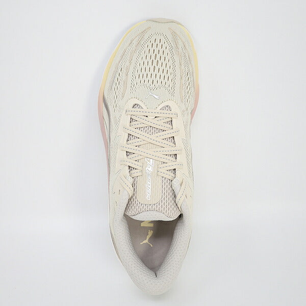 プーマPUMAランニングシューズレディース大人VelocityNITRO5ヴェロシティニトロ5ベージュ312945