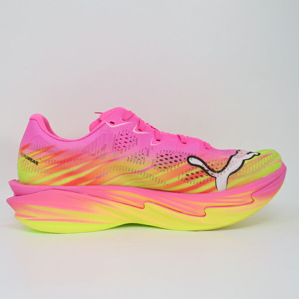Puma ランニングシューズ イエロー/オレンジ/ピンク プーマ PUMA ユニセックス リディーム プロ レーサー ランニング