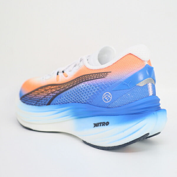 プーマPUMAメンズランニングシューズディヴィエイトニトロ3EKIDENマラソンジョギング駅伝ホワイト313422-01