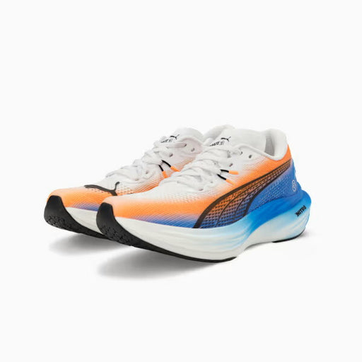 プーマPUMAメンズランニングシューズディヴィエイトニトロ3EKIDENマラソンジョギング駅伝ホワイト313422-01