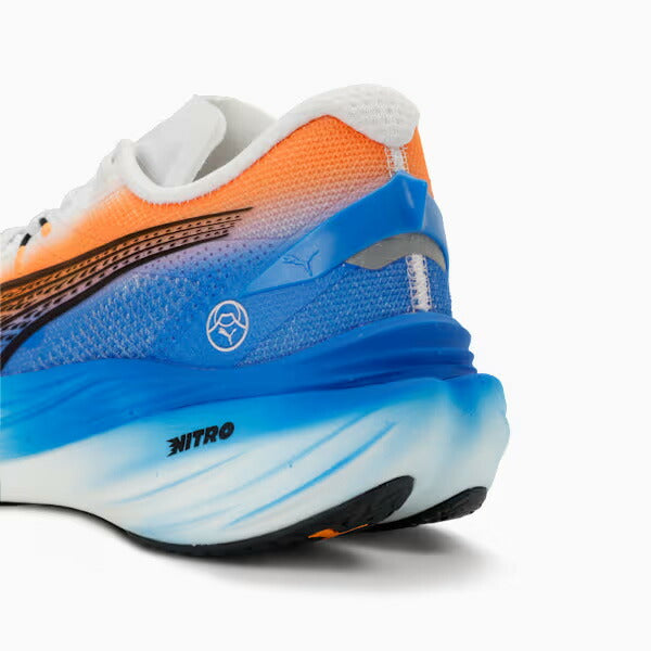 プーマPUMAメンズランニングシューズディヴィエイトニトロ3EKIDENマラソンジョギング駅伝ホワイト313422-01