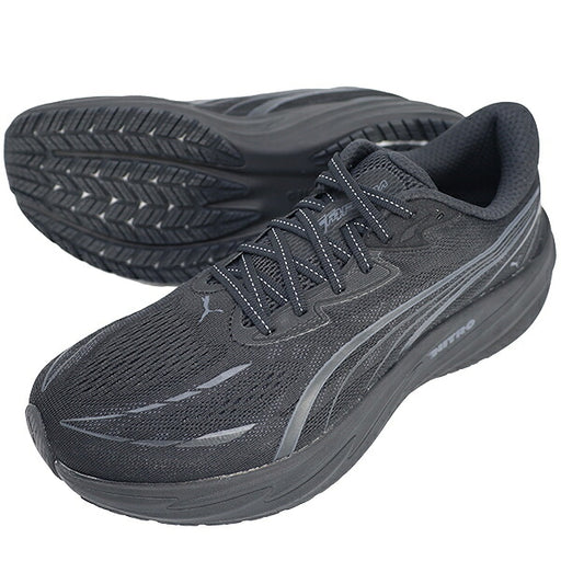 プーマPUMAランニングシューズメンズ大人VelocityNITRO5WIDEヴェロシティニトロ5ワイドブラック313690-01