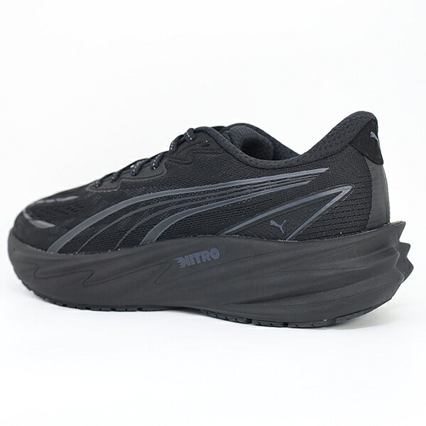 プーマPUMAランニングシューズメンズ大人VelocityNITRO5WIDEヴェロシティニトロ5ワイドブラック313690-01