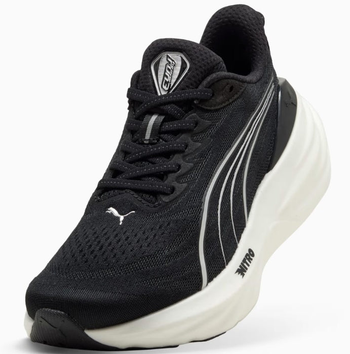 プーマPUMAランニングシューズレディース大人FOREVERRUNNITRO3WIDEフォーエバーランニトロ安定性クッショングリップワイド313703
