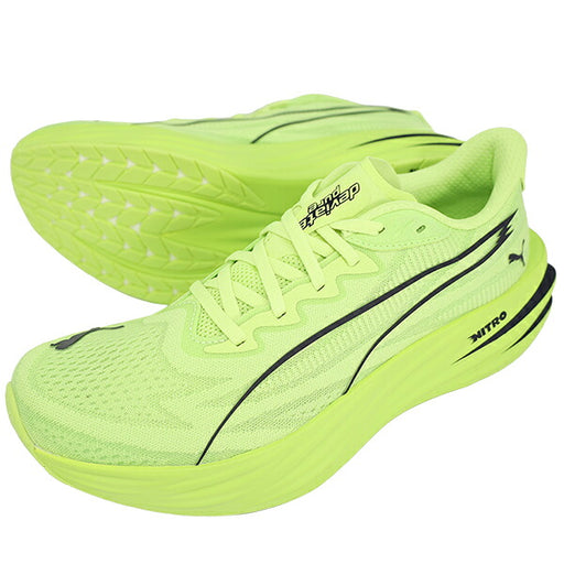 ディヴィエイトピュアニトロプーマPUMA313904-13サニーライムランニングシューズ