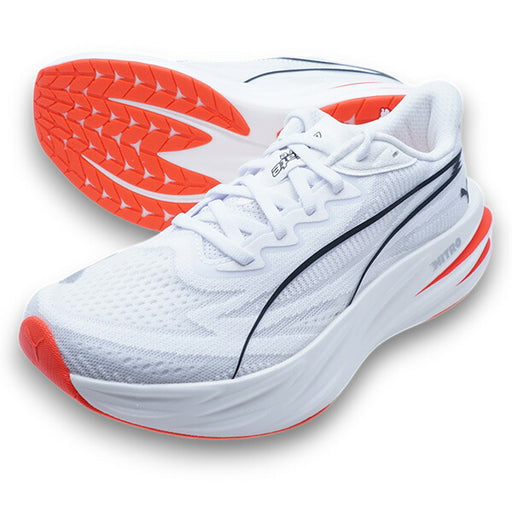 ディヴィエイトピュアニトロウィメンズプーマPUMA313905-05プーマホワイトレディースランニングシューズ