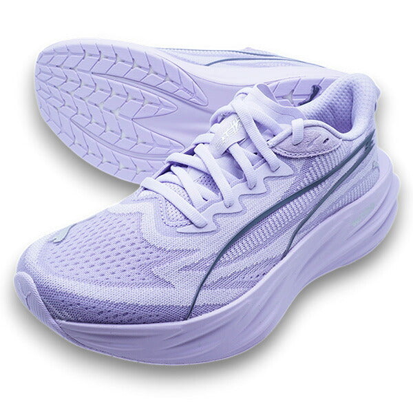 ディヴィエイトピュアニトロウィメンズプーマPUMA313905-07ライトラベンダーレディースランニングシューズ