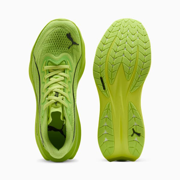 ディヴィエイトピュアニトロウィメンズプーマPUMA313905-11サニーライムレディースランニングシューズ