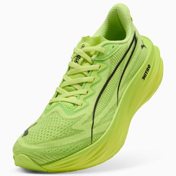 ディヴィエイトピュアニトロウィメンズプーマPUMA313905-11サニーライムレディースランニングシューズ