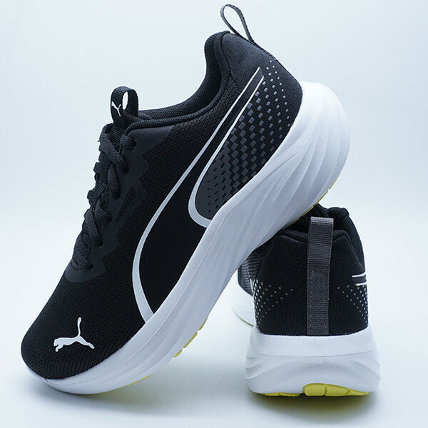 スピードモンスターV5PLGRプーマPUMA313959-01プーマブラックジュニアランニングシューズ