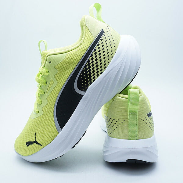 スピードモンスターV5PLプーマPUMA313959ホワイトイエロージュニアランニングシューズ