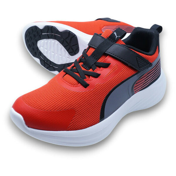 スピードモンスターV5プーマPUMA313960-06プーマレッドジュニアランニングシューズ