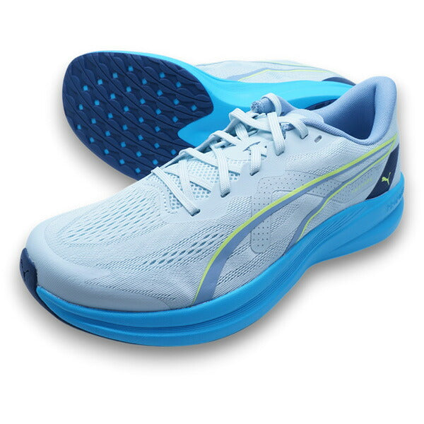 リディームプロレーサー2ワイドプーマPUMA314330-04アクアブルーランニングシューズ