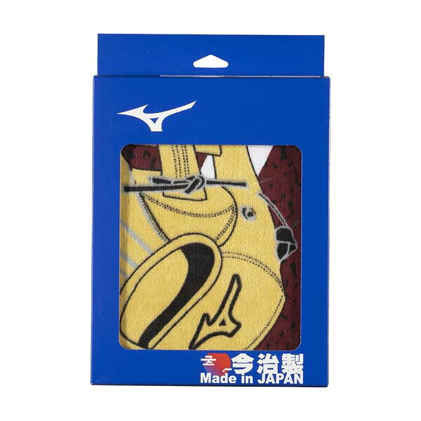 ミズノMIZUNOスポーツタオル今治製タオル／野球デザインフェイスタオル(箱入り)32JYB12000卒業卒団記念