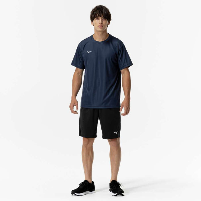 【ネコポス送料無料】MIZUNOミズノナビドライメンズTシャツ半袖丸首ワンポイントワンポイントTシャツ32MAC190