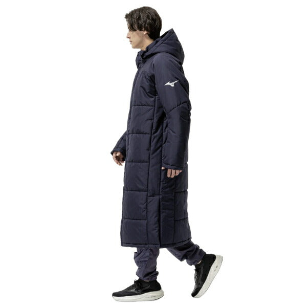 ミズノmizunoテックフィルブレスサーモコート中綿仕様保温素材吸湿発熱25FW32MEC550