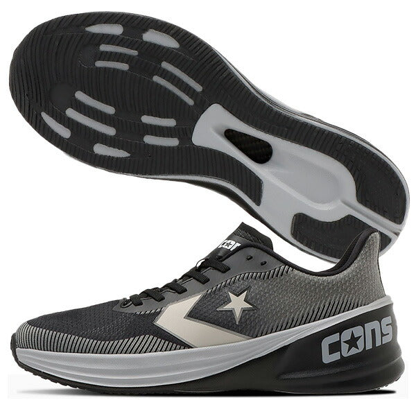 CONVERSEコンバースランニングシューズユニセックスCONSRUNSLASHランスラッシュBLACK/GRAY34201901