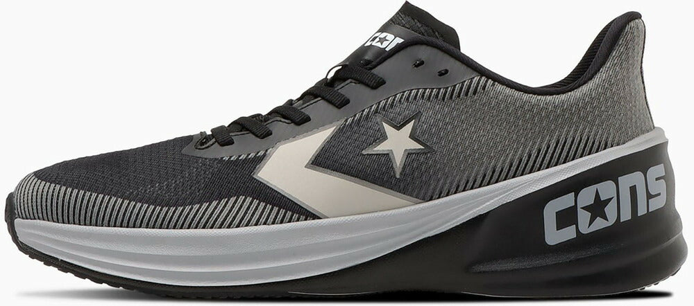 CONVERSEコンバースランニングシューズユニセックスCONSRUNSLASHランスラッシュBLACK/GRAY34201901