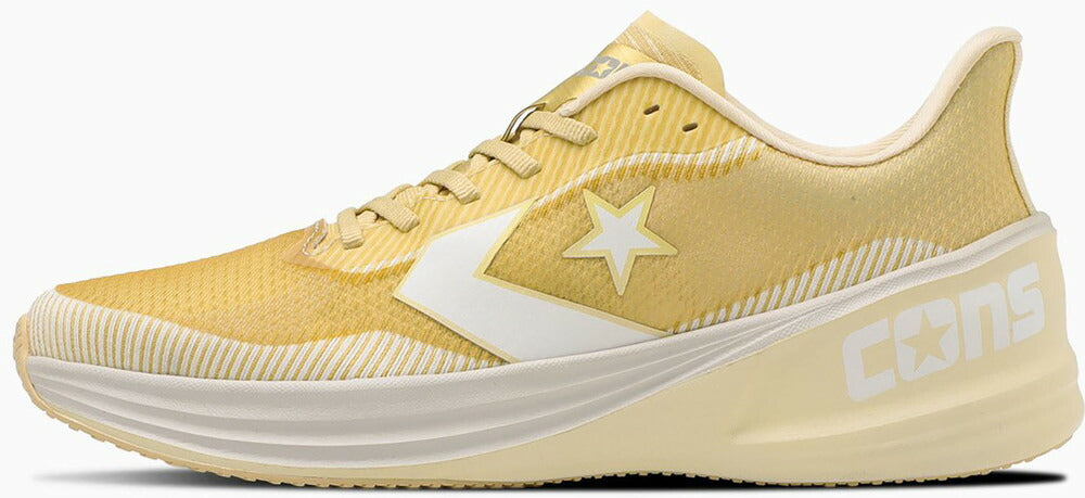 CONVERSEコンバースランニングシューズユニセックスCONSRUNSLASHランスラッシュGOLD/WHITE34201904-GLD