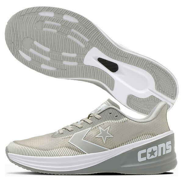 CONVERSEコンバースランニングシューズユニセックスCONSRUNSLASHランスラッシュSILVER/GRAY34201905-SVR