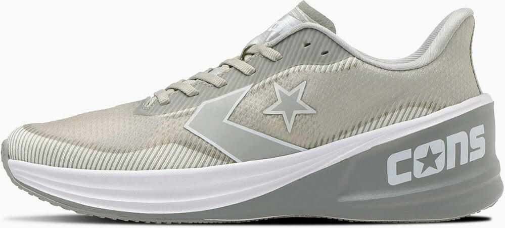 CONVERSEコンバースランニングシューズユニセックスCONSRUNSLASHランスラッシュSILVER/GRAY34201905-SVR