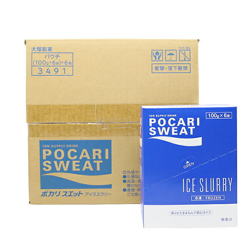 ポカリスエットアイススラリー100gx36袋1ケース熱中症対策プレクーリング34911X36