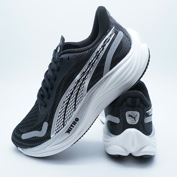 【ショップ限定エントリーでさらに+9倍】ヴェロシティニトロ3ウィメンズプーマPUMA377749-01プーマブラックランニングシューズ